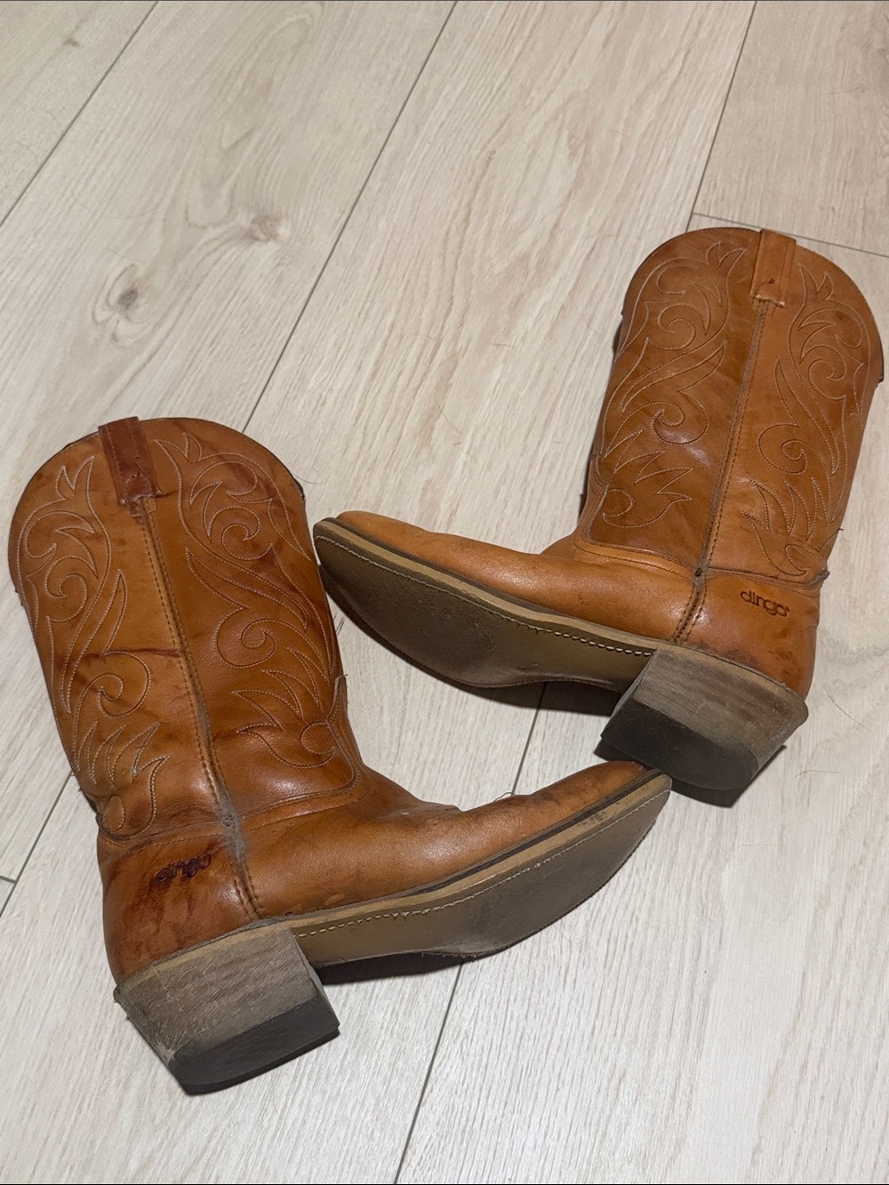 Acme Dingo vintage cowboy western boots
